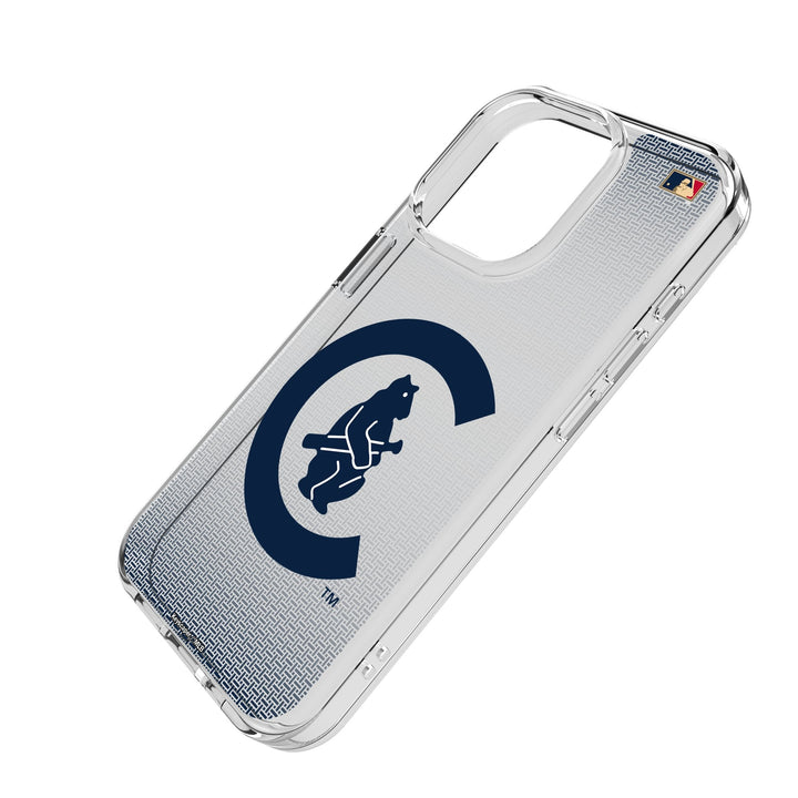 Chicago Cubs 1911-1912 - Cooperstown Collection Linen Clear Phone Case for Apple iPhone Phone Cases Keyscaper