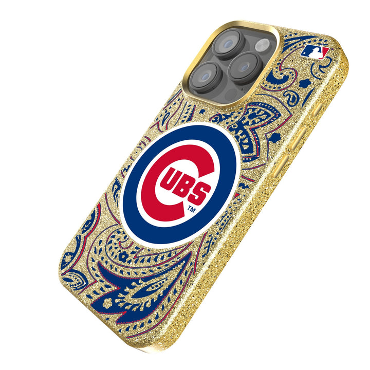 Chicago Cubs Paisley Bling Phone Case Phone Cases Keyscaper