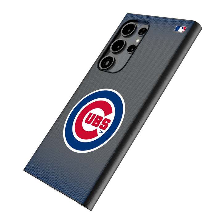 Chicago Cubs Linen MagSafe Compatible Phone Case for Samsung Galaxy Phone Cases Keyscaper
