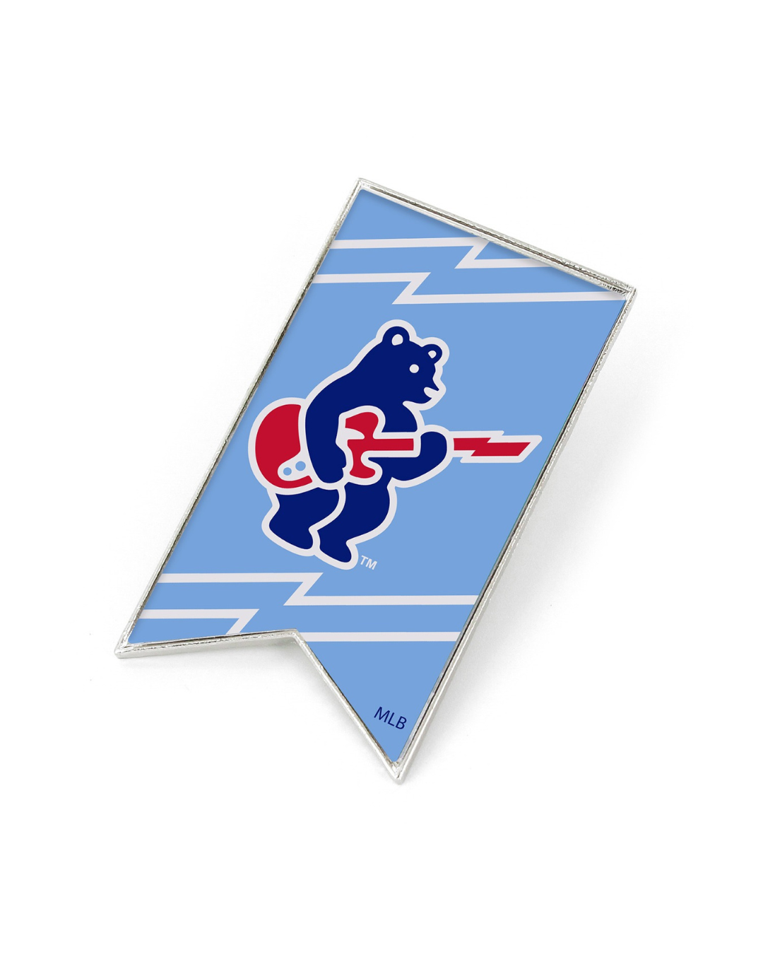 Chicago Cubs Guitar Bear Banner Pin NOVPLSCHI AMINCO