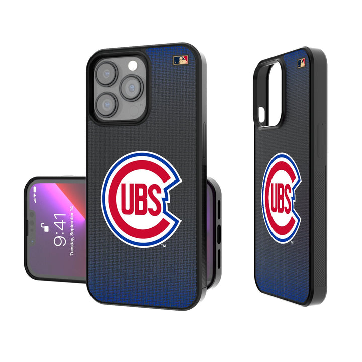 Chicago Cubs 1948-1956 - Cooperstown Collection Linen Bump Phone Case Phone Cases Keyscaper