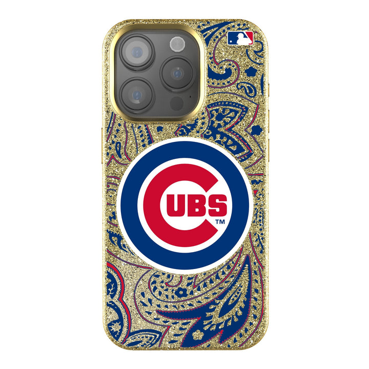 Chicago Cubs Paisley Bling Phone Case Phone Cases Keyscaper
