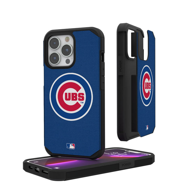 Chicago Cubs Solid Rugged Phone Case Phone Cases Keyscaper