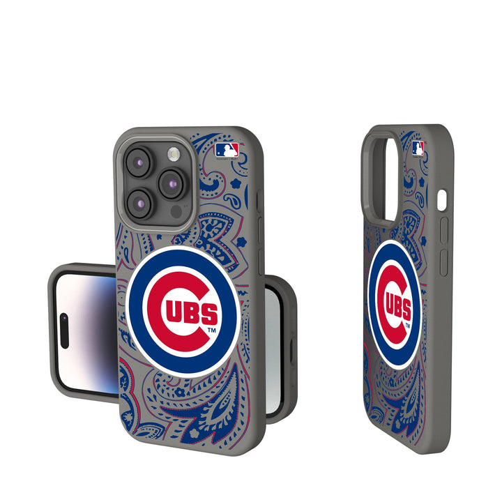 Chicago Cubs Paisley Soft Touch Phone Case Phone Cases Keyscaper