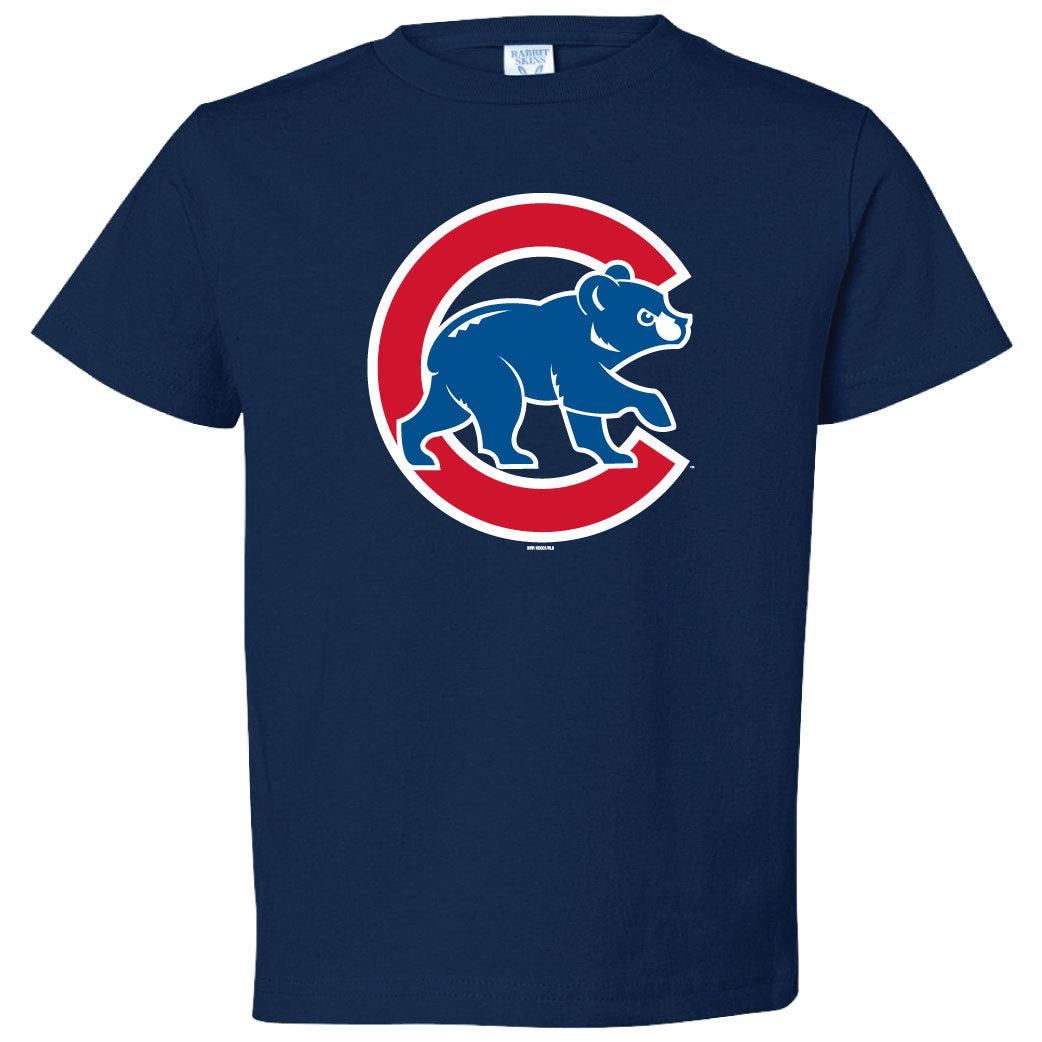 CHICAGO CUBS BIMM RIDDER YOUTH WALKING BEAR NAVY TEE Short Sleeve Tees BIMM RIDDER
