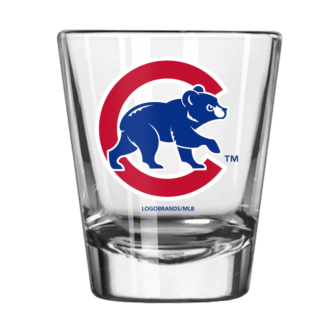 CHICAGO CUBS LOGO BRAND WALKING BEAR SHOT GLASS Home & Office LOGO CHAIR