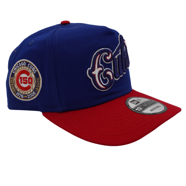 Chicago Cubs 150th Anniversary Vintage Script Snapback Cap by New Era Caps NEW ERA CAP COMPANY