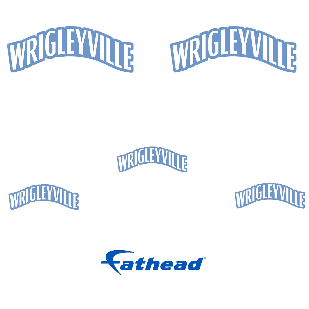 Chicago Cubs - 5 Logo Minis (Mixed Sizes) - Official MLB - Wrigleyville City Connect - Reusable Vinyl Decals Minis UNASSIGNED