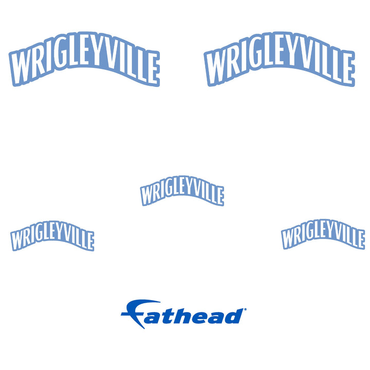 Chicago Cubs - 5 Logo Minis (Mixed Sizes) - Official MLB - Wrigleyville City Connect - Reusable Vinyl Decals Minis UNASSIGNED