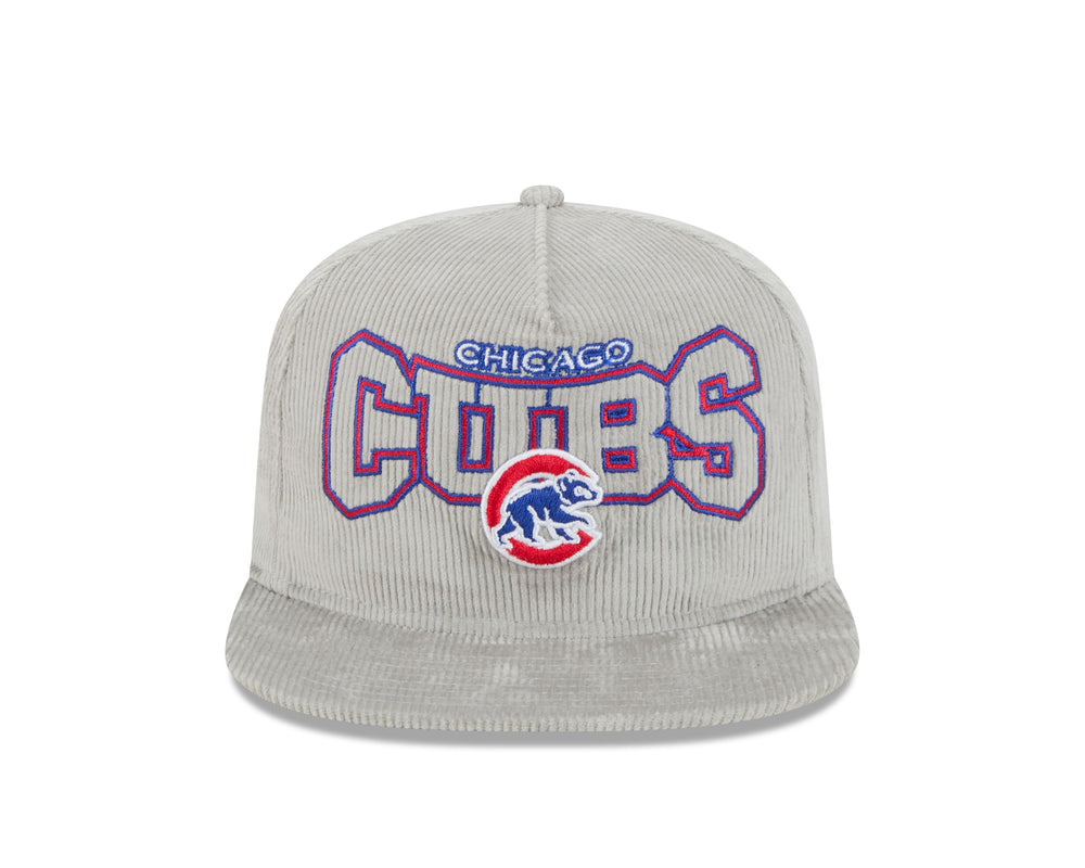 Chicago Cubs Walking Bear New Era Grey Golfer Snapback Cap Caps NEW ERA CAP COMPANY
