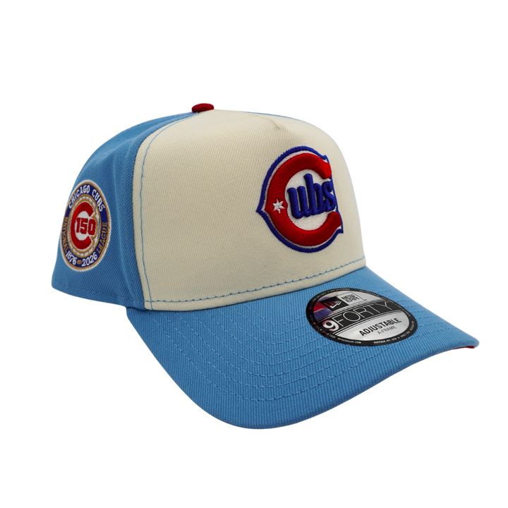 Chicago Cubs 150th Anniversary Alternate 2 Sky 940 Snapback Cap by New Era Cap NEW ERA CAP COMPANY