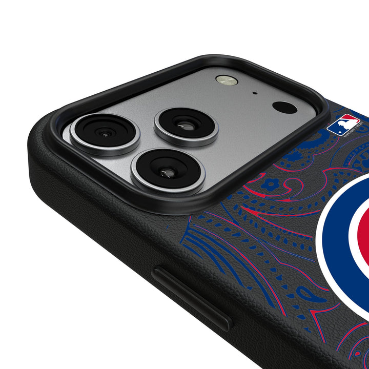 Chicago Cubs Paisley MagSafe Compatible Phone Case for Apple iPhone 17 Series Phone Cases Keyscaper