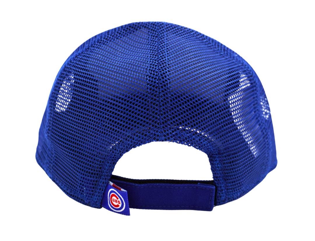 Chicago Cub Logo Chalk Trucker 9Forty Royal Toddler Cap by New Era