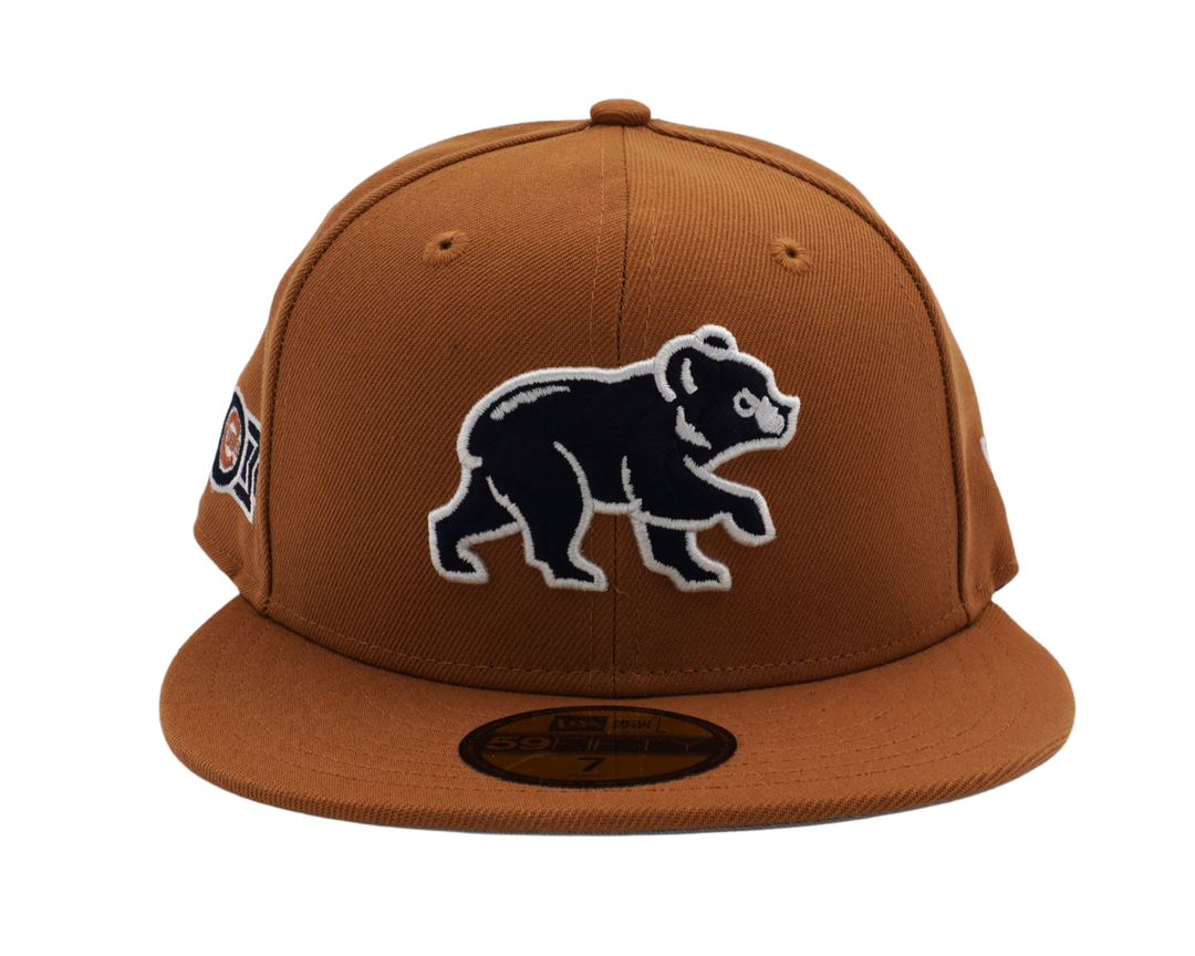 Chicago Cubs Spring Training Bear Bronze/Navy 59FIFTY Fitted Cap by New Era - Ivy Shop