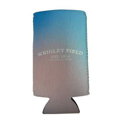 WRIGLEY FIELD SLIM CAN PINK FADE KOOZIE