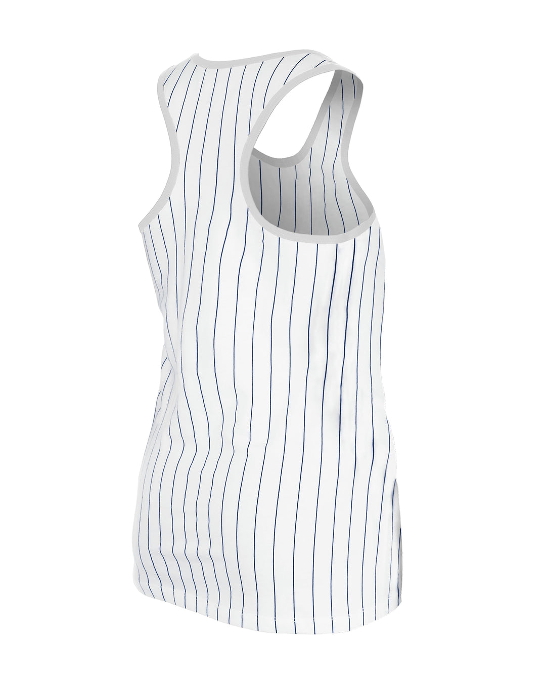 Chicago Cubs 1914 Gameday Tank Pinstripe White by New Era Women's Tank Top NEW ERA CAP COMPANY