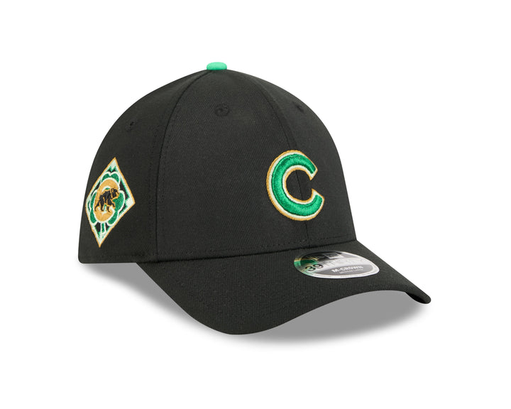 Chicago Cubs 2026 St. Patrick's Day Black 39Thirty Cap by New Era - Ivy Shop