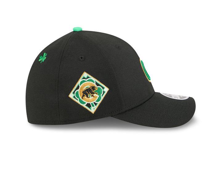 Chicago Cubs 2026 St. Patrick's Day Black 39Thirty Cap by New Era - Ivy Shop