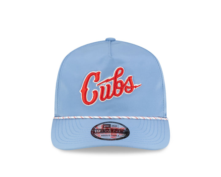 Chicago Cubs Electric Blues Golfer Adjustable Cap in Light Blue by New Era Caps NEW ERA CAP COMPANY
