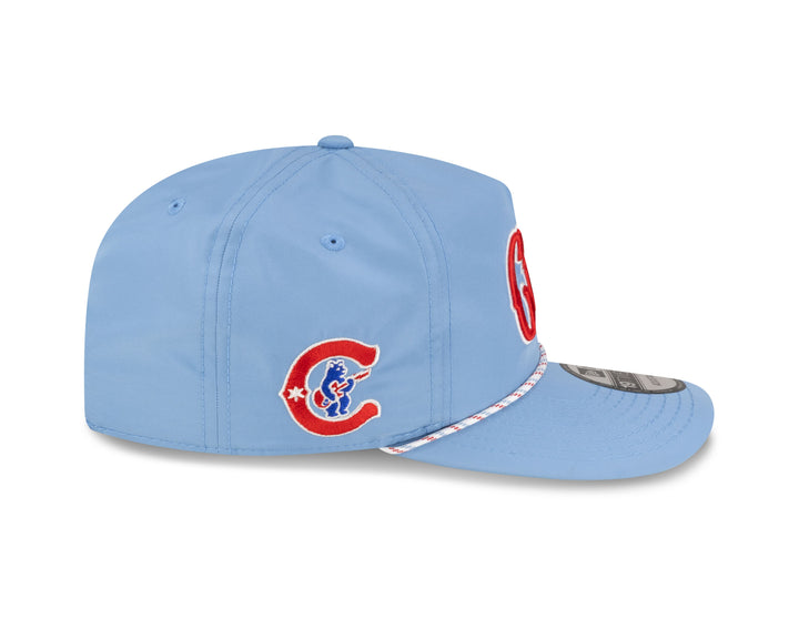 Chicago Cubs Electric Blues Golfer Adjustable Cap in Light Blue by New Era Caps NEW ERA CAP COMPANY