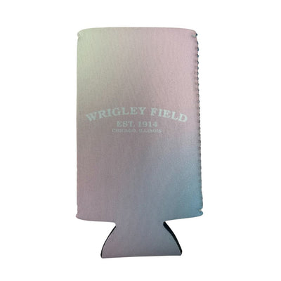 WRIGLEY FIELD SLIM CAN PINK FADE KOOZIE