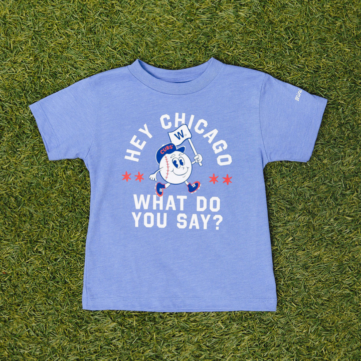Chicago Cubs X Mini Wonder Hey Chicago Toddler Tee Short Sleeve Tees Alice & Wonder
