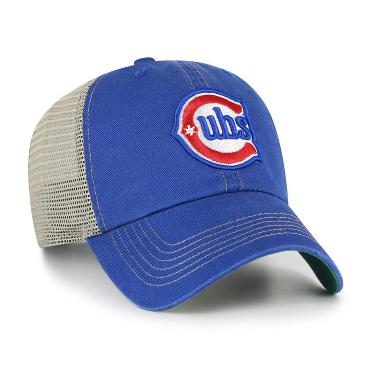 Chicago Cubs Blues Alternate Trawler Clean Up Cap in Light Blue by &