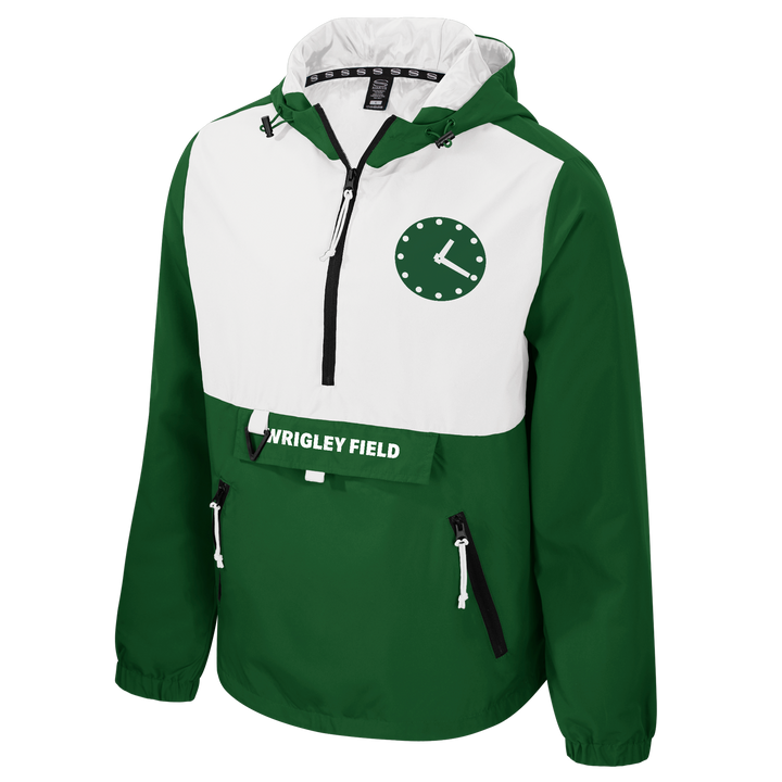 Wrigley Field Scoreboard Clock Challenger Quarter Zip by Stadium Essentials Jackets Stadium Essentials