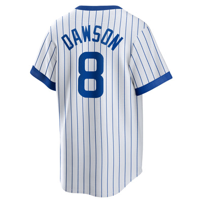CHICAGO CUBS NIKE MEN'S BULLSEYE PINSTRIPE DAWSON V-NECK