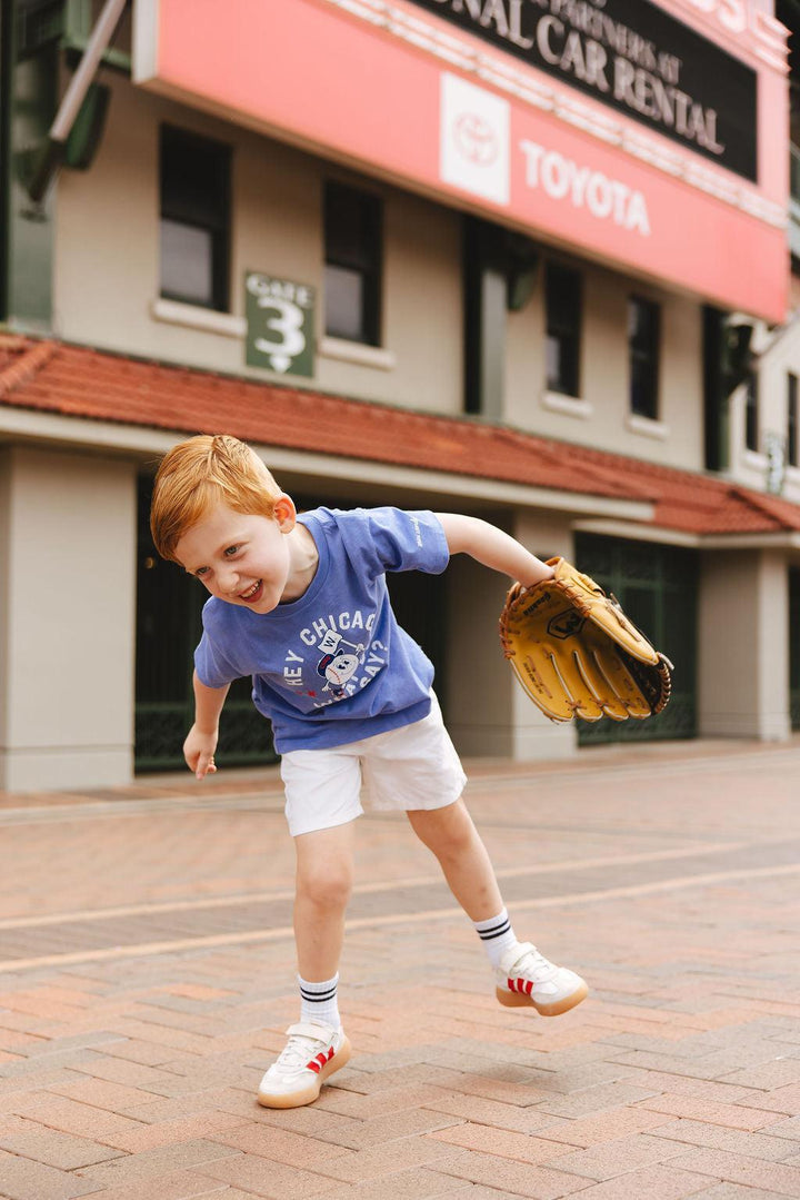 Chicago Cubs X Mini Wonder Hey Chicago Toddler Tee Short Sleeve Tees Alice & Wonder