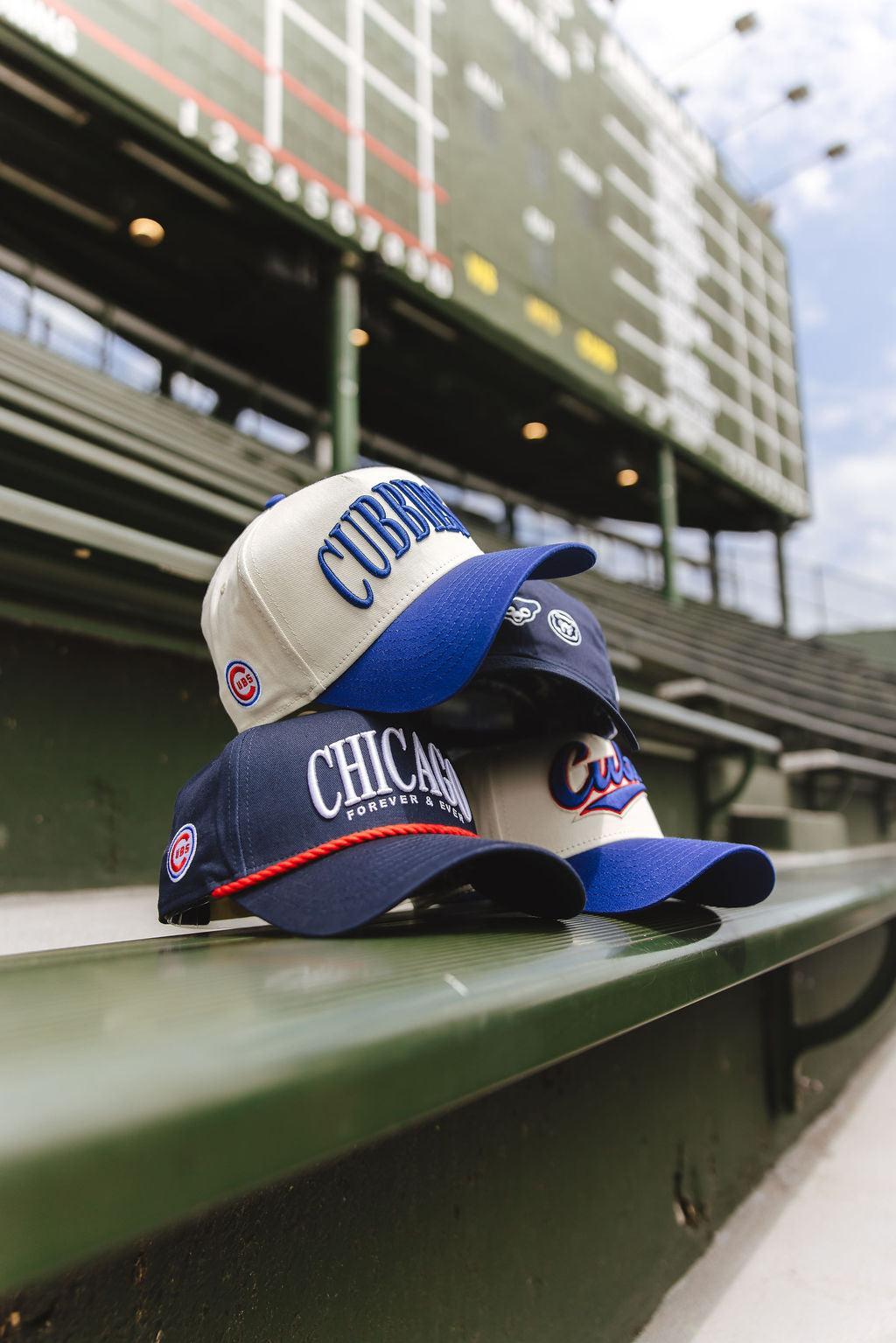 Chicago Cubs X Alice & Wonder Cubbies Two Tone Puff Cap Caps NEW ERA CAP COMPANY