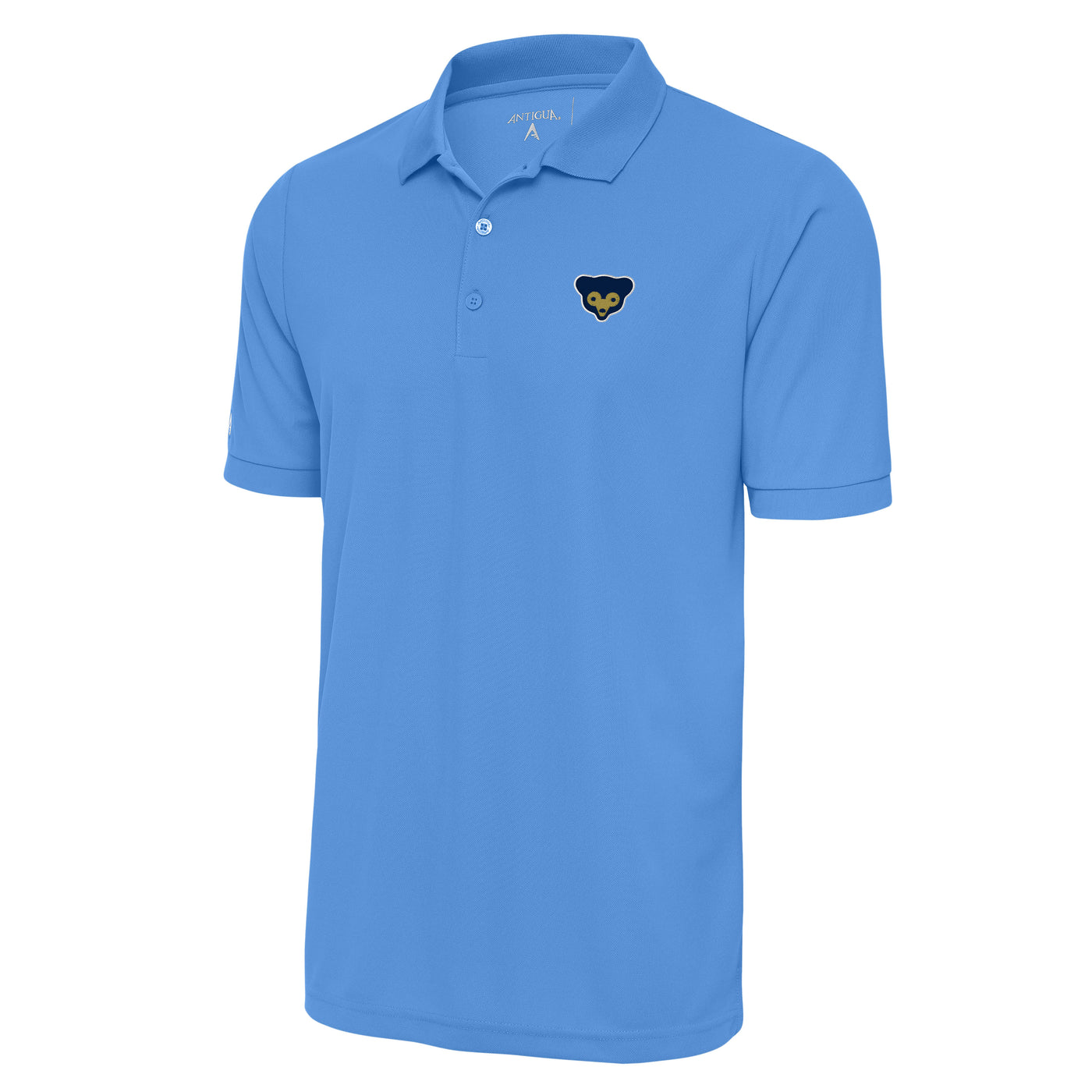 CHICAGO CUBS ANTIGUA MEN'S 1969 LOGO LIGHT BLUE LEGACY POLO