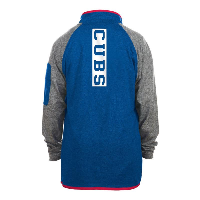 CHICAGO CUBS NEW ERA YOUTH BULLSEYE 1/4 ZIP PULLOVER