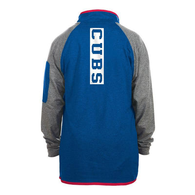 CHICAGO CUBS NEW ERA YOUTH BULLSEYE 1/4 ZIP PULLOVER