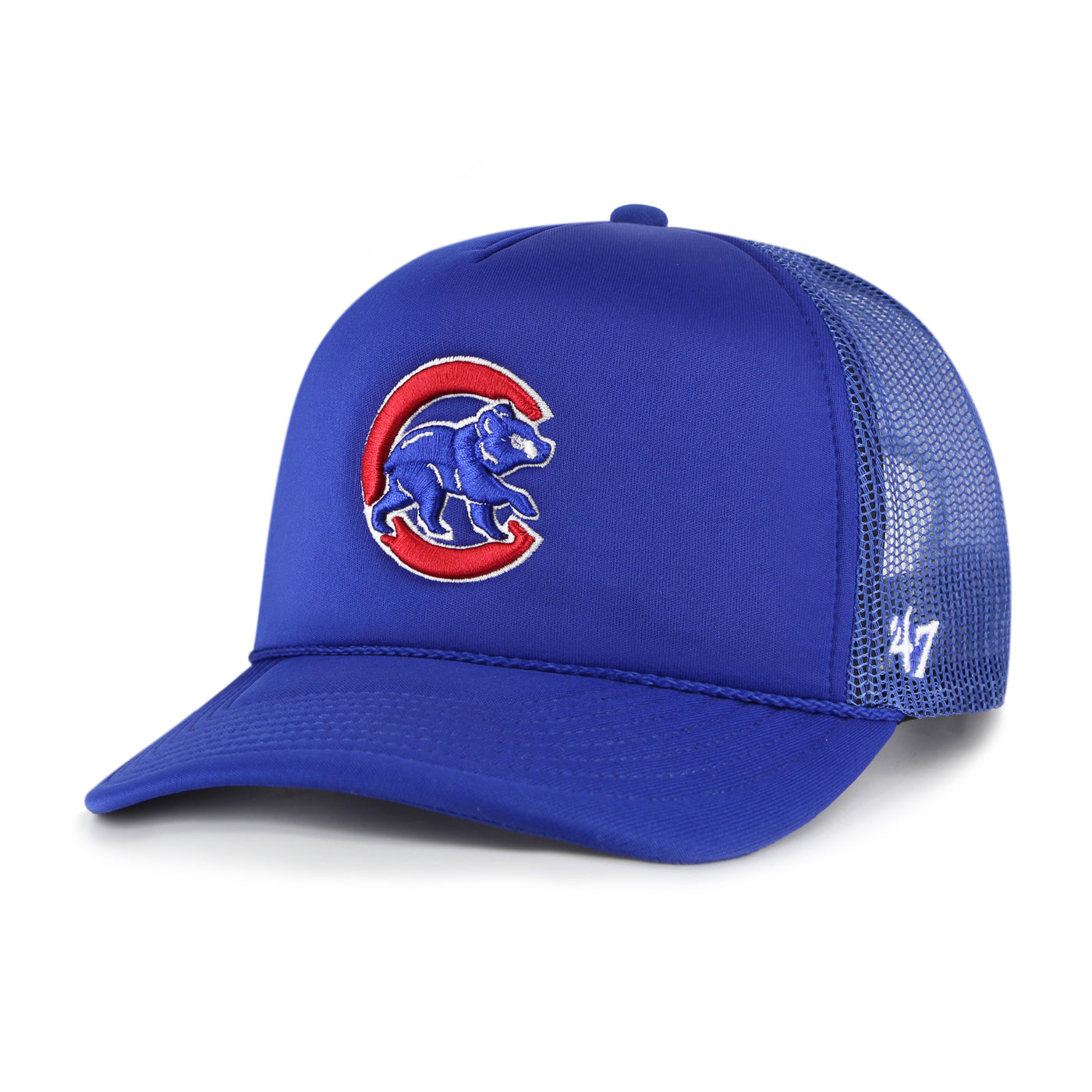 CHICAGO CUBS '47 WALKING BEAR ROYAL BLUE TRUCKER CAP