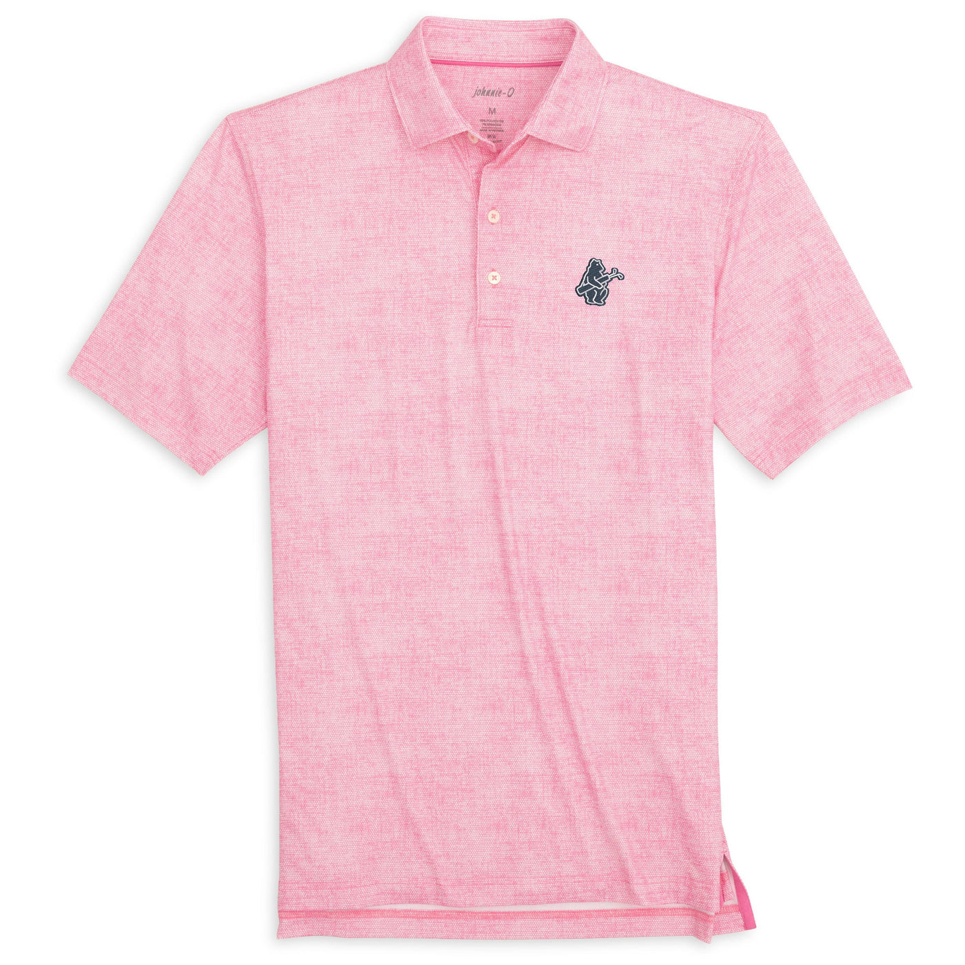 CHICAGO CUBS JOHNNIE O MEN'S 1914 GOLF PINK GIBSON POLO