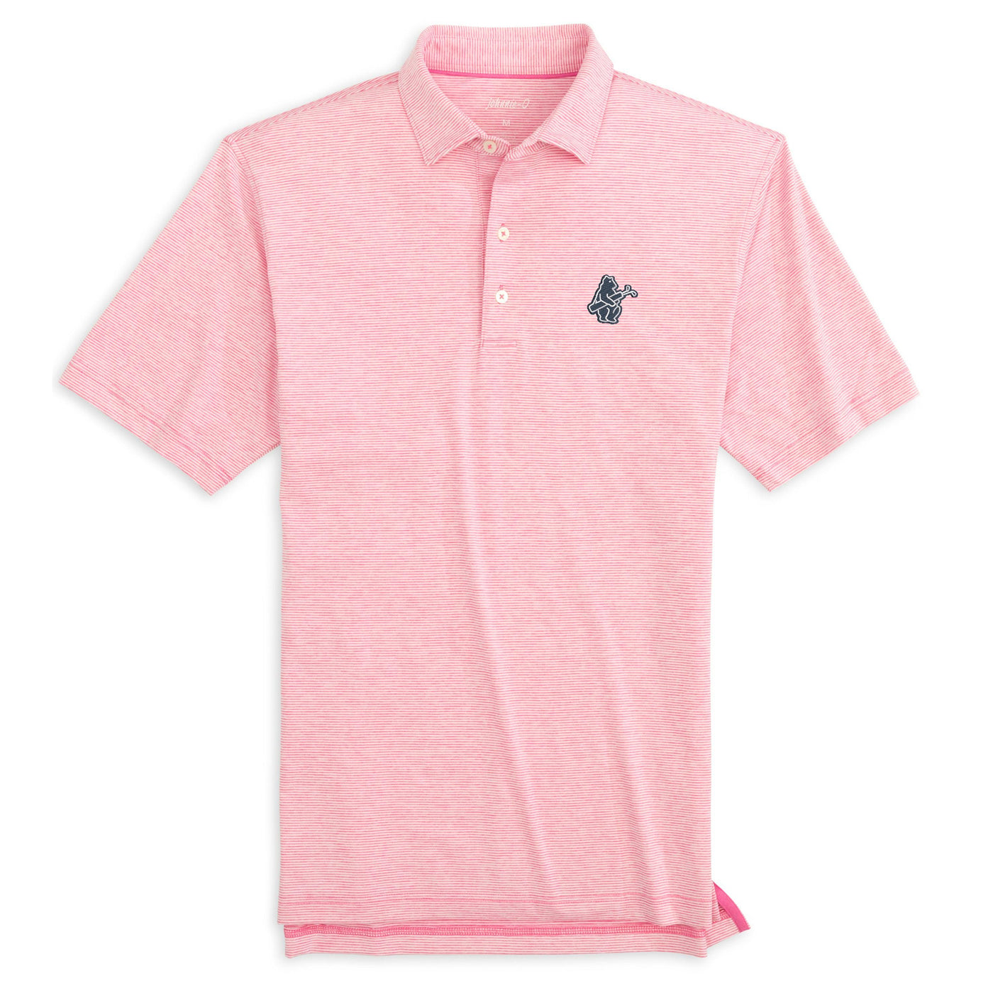 CHICAGO CUBS JOHNNIE O MEN'S 1914 GOLF PINK LYNDON POLO