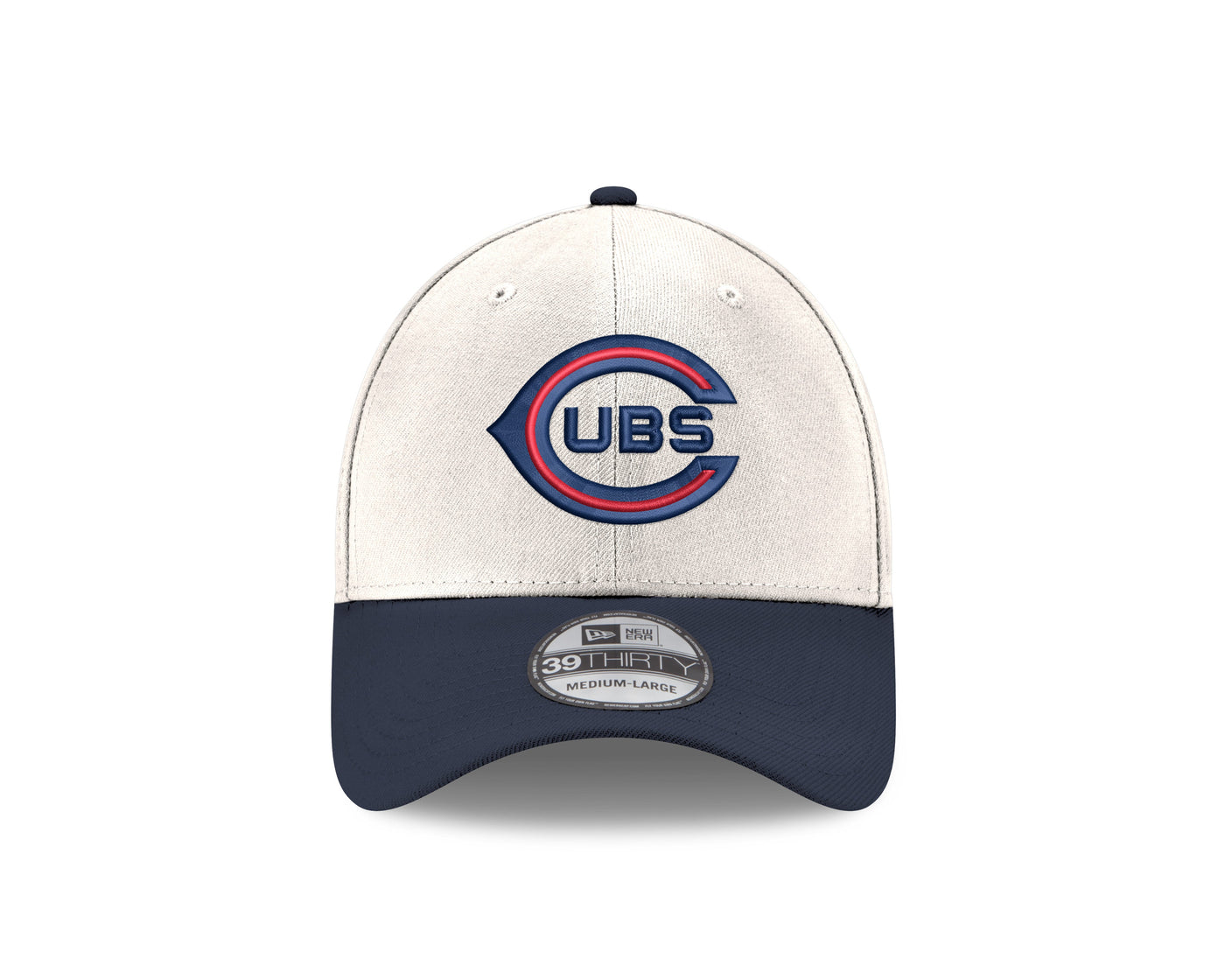 CHICAGO CUBS NEW ERA 1920 LOGO CREAM AND NAVY 39THIRTY CAP