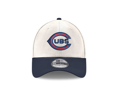 CHICAGO CUBS NEW ERA 1920 LOGO CREAM AND NAVY 39THIRTY CAP