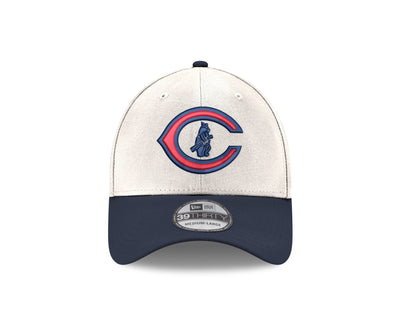 CHICAGO CUBS NEW ERA 1929 LOGO CREAM AND NAVY 39THIRTY CAP