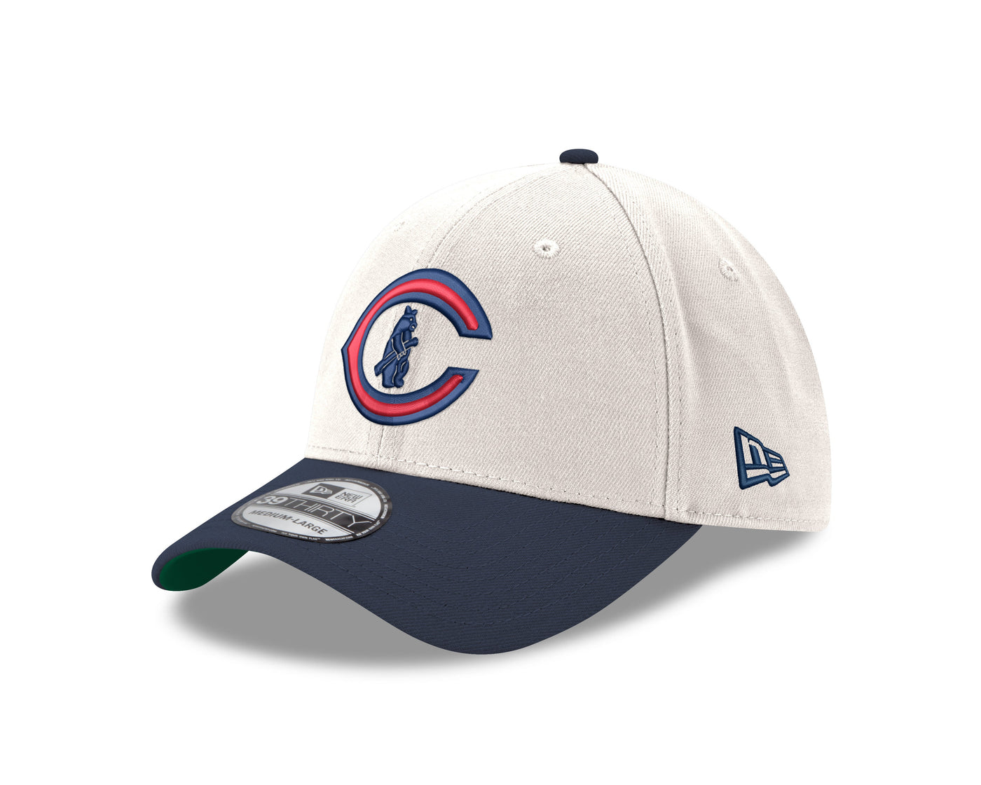 CHICAGO CUBS NEW ERA 1929 LOGO CREAM AND NAVY 39THIRTY CAP