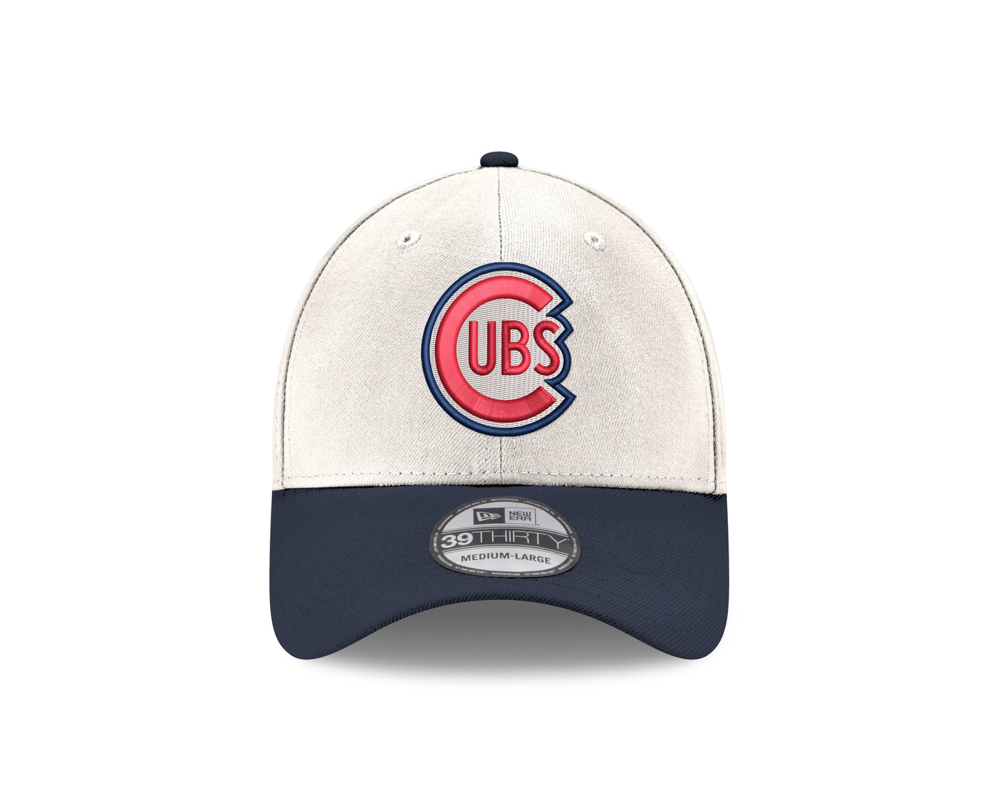 CHICAGO CUBS NEW ERA 1941 LOGO CREAM AND NAVY 39THIRTY CAP