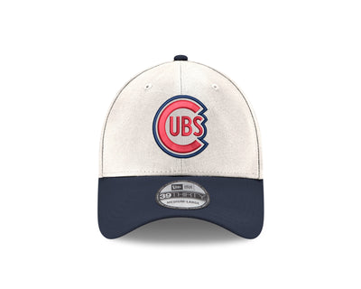 CHICAGO CUBS NEW ERA 1941 LOGO CREAM AND NAVY 39THIRTY CAP