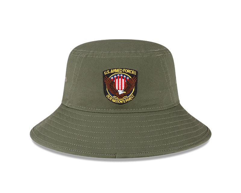CHICAGO CUBS NEW ERA ARMED FORCES 2023 BUCKET CAP