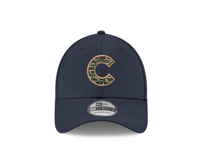 CHICAGO CUBS NEW ERA BRICKS AND IVY C LOGO 39THIRTY CAP