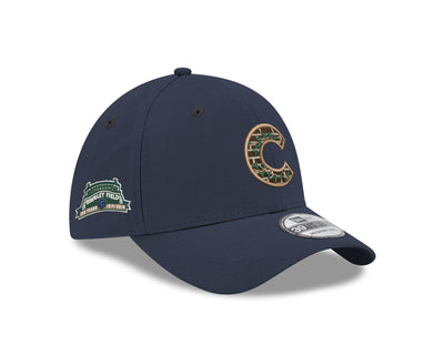 CHICAGO CUBS NEW ERA BRICKS AND IVY C LOGO 39THIRTY CAP