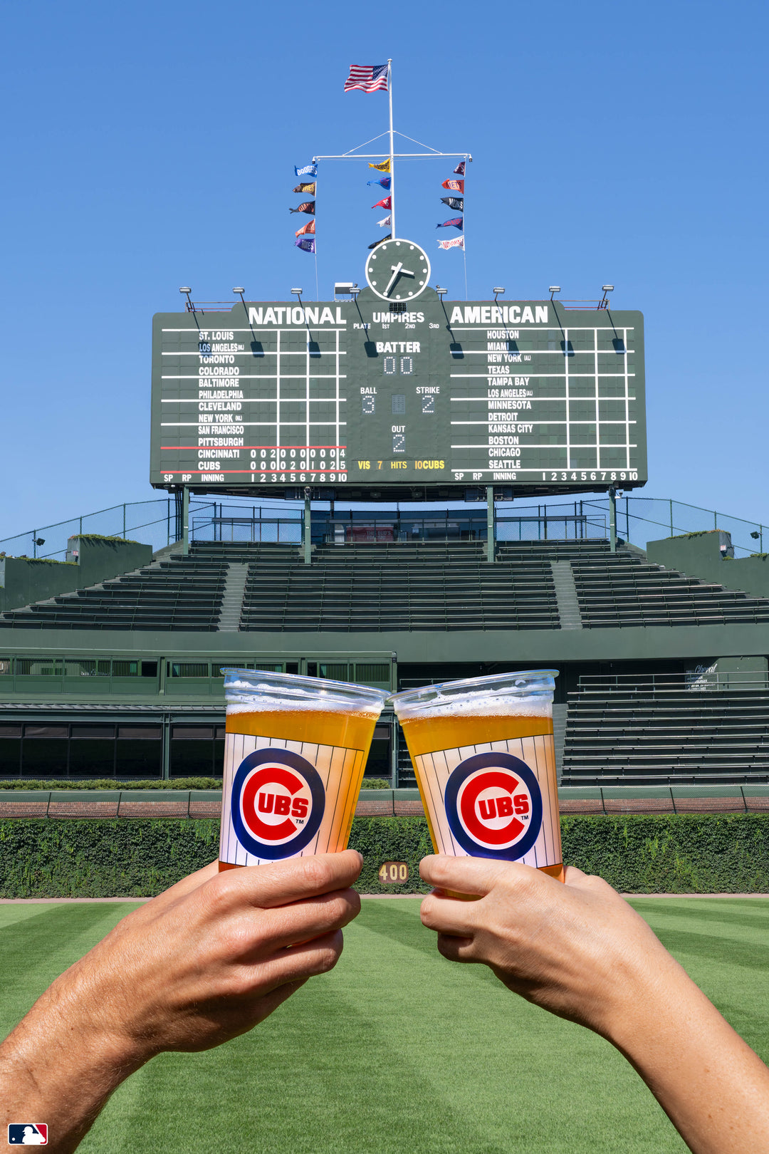 Cheers to the Cubs, Wrigley Field™, Chicago Photography Gray Malin