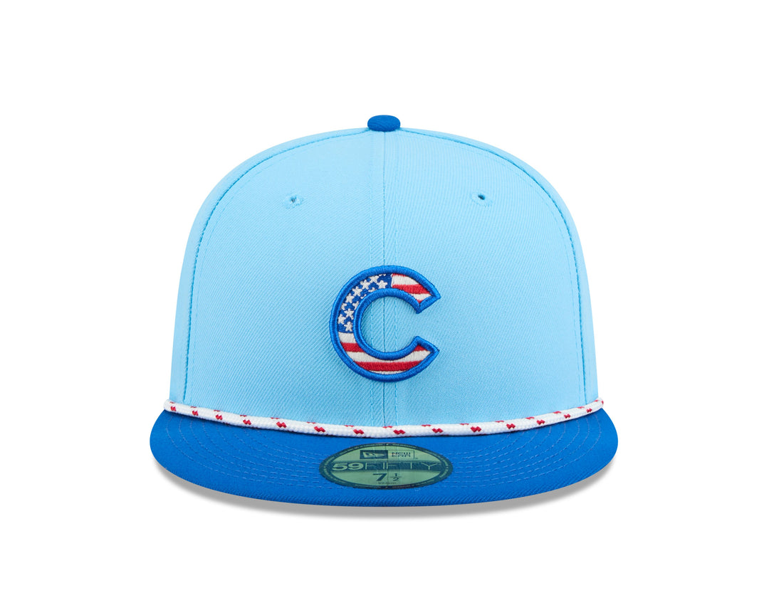 Chicago Cubs July 4th Blue 59Fifty Cap by New Era Caps NEW ERA CAP COMPANY INC
