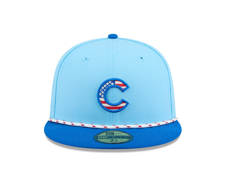 Chicago Cubs July 4th Blue 59Fifty Cap by New Era Caps NEW ERA CAP COMPANY INC