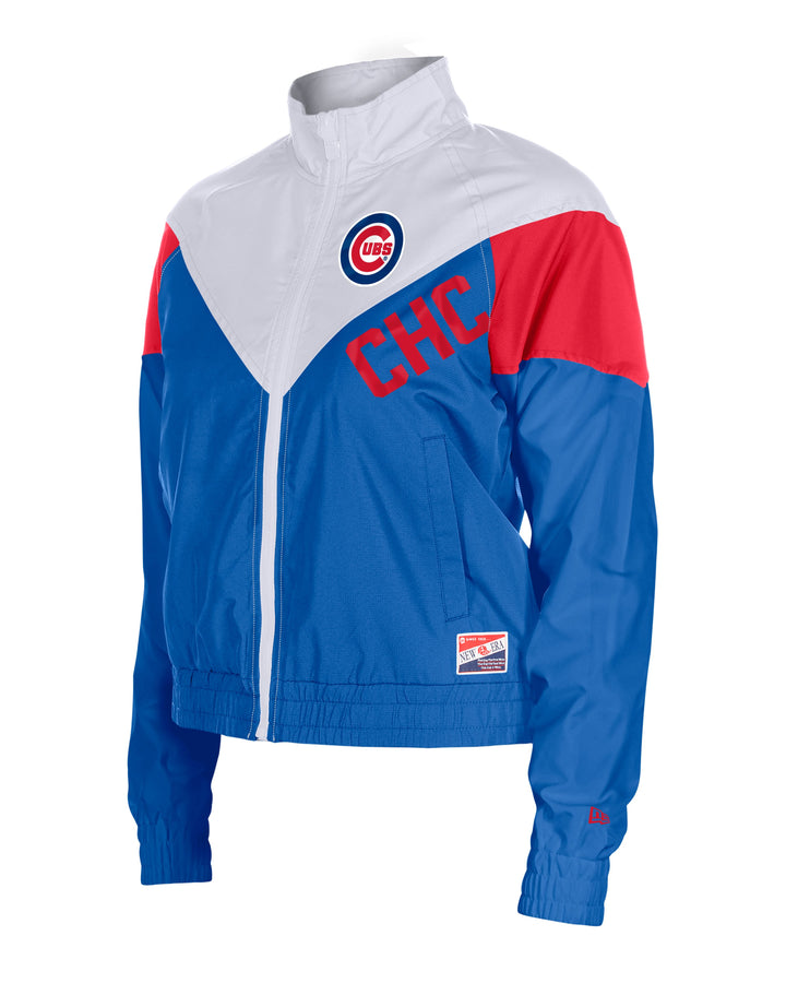 Chicago Cubs Logo Leisure Women's Windbreaker by New Era Jackets & Outerwear NEW ERA CAP COMPANY INC